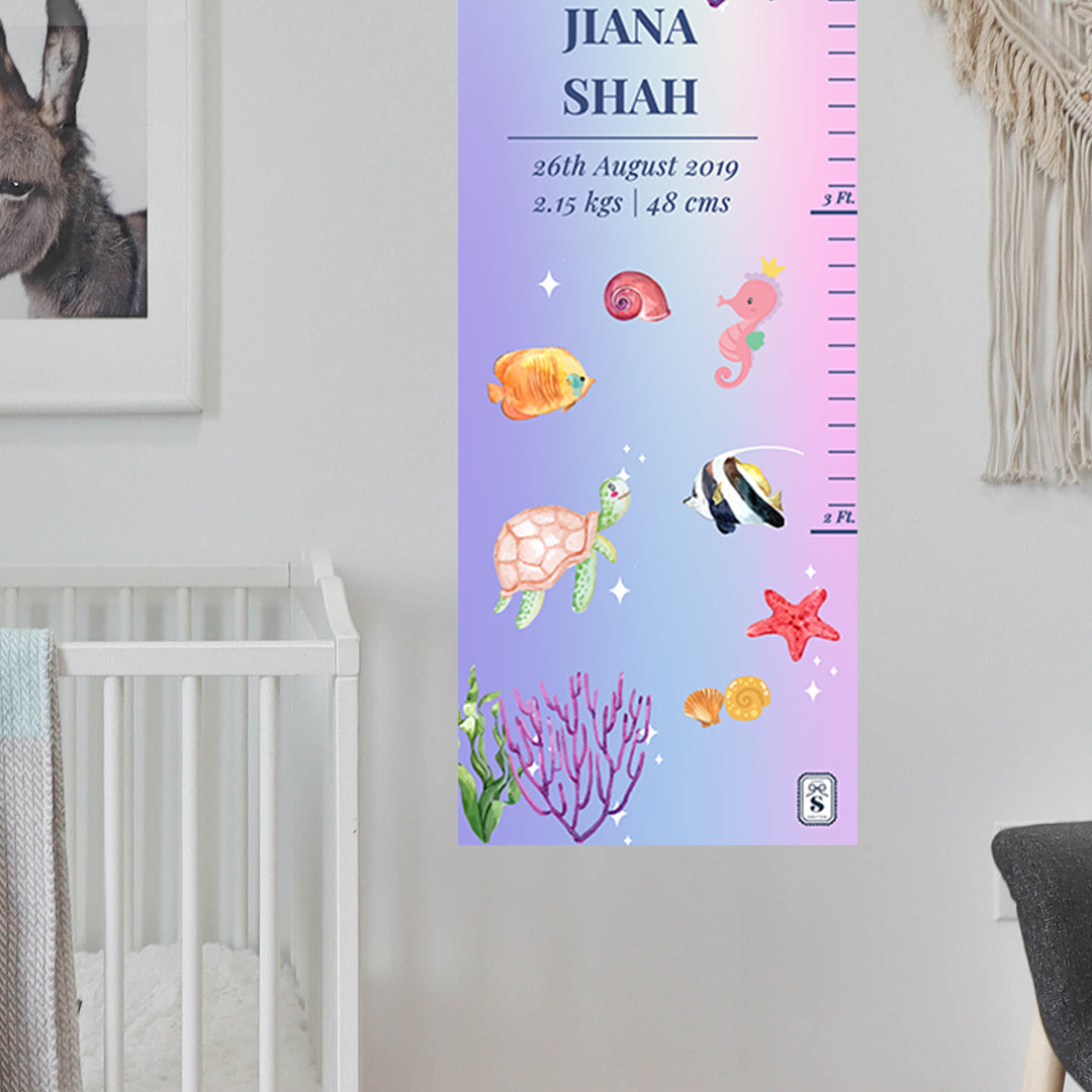 Lil Mermaid Height Chart (kids)