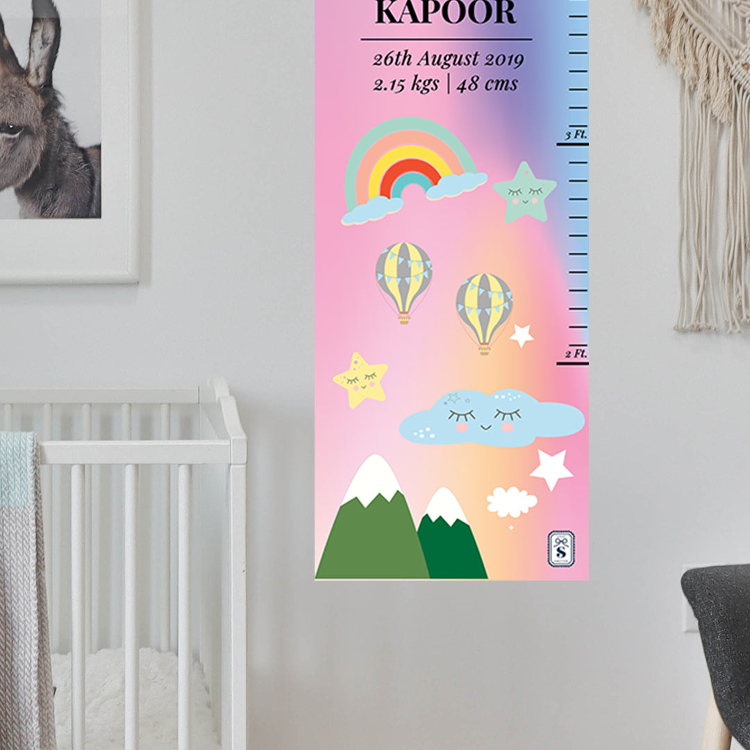 Rainbow Magic Height Chart (kids)