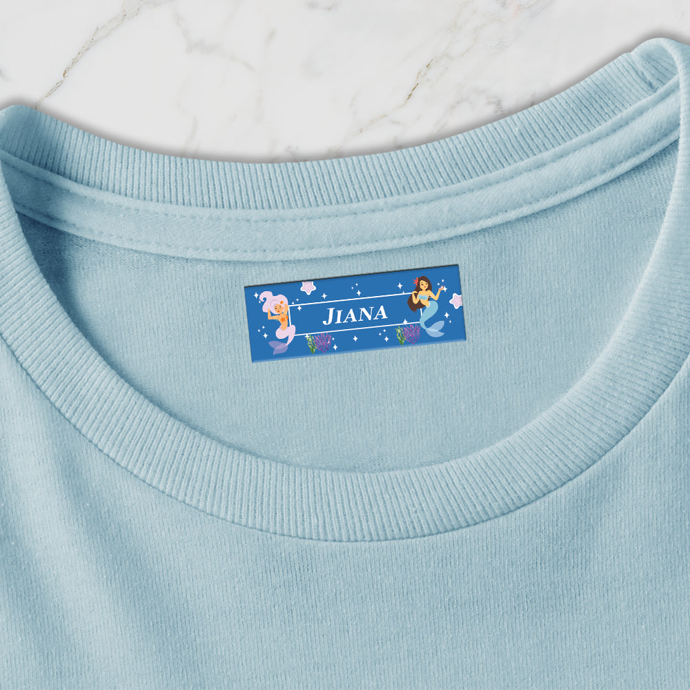 Sassy Mermaid Iron on Labels (kids)