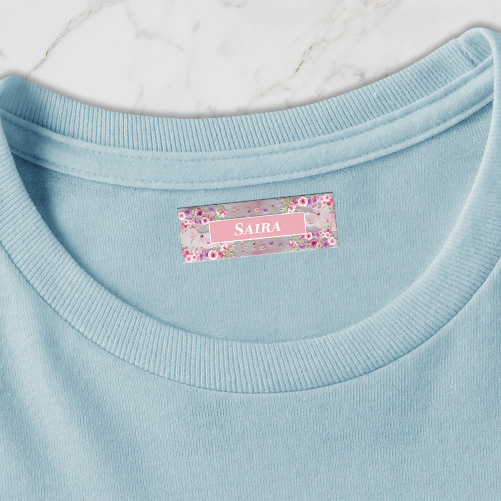 Floral Fiesta Iron on Labels (kids)