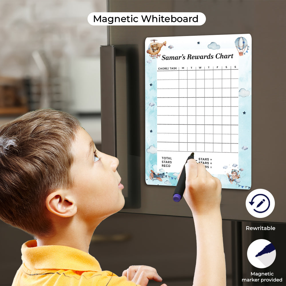 Teddy's Flight Kids Reward Chart