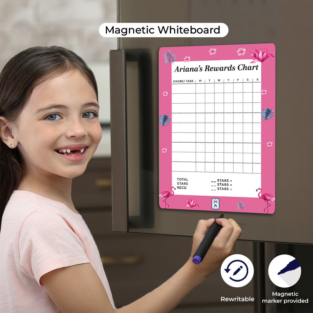 Flamingo Fiesta Kids Reward Chart