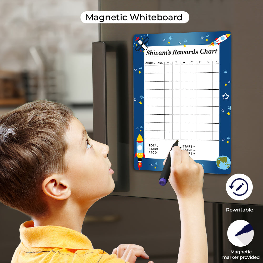 Space Satellites Kids Reward Chart