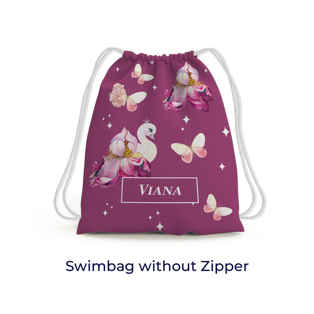 Butterfly Swan Blossom Swim Bag (kids)