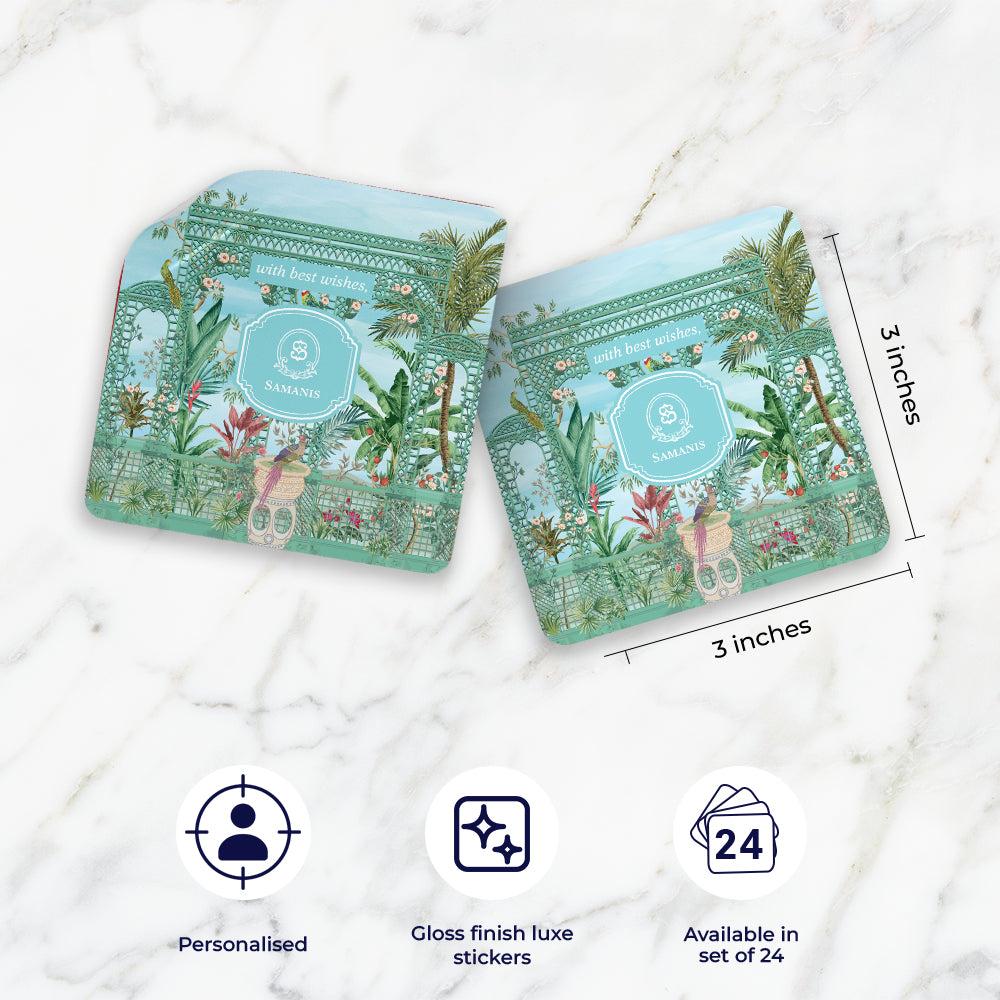 French Garden SerreFleurie Gift Sticker