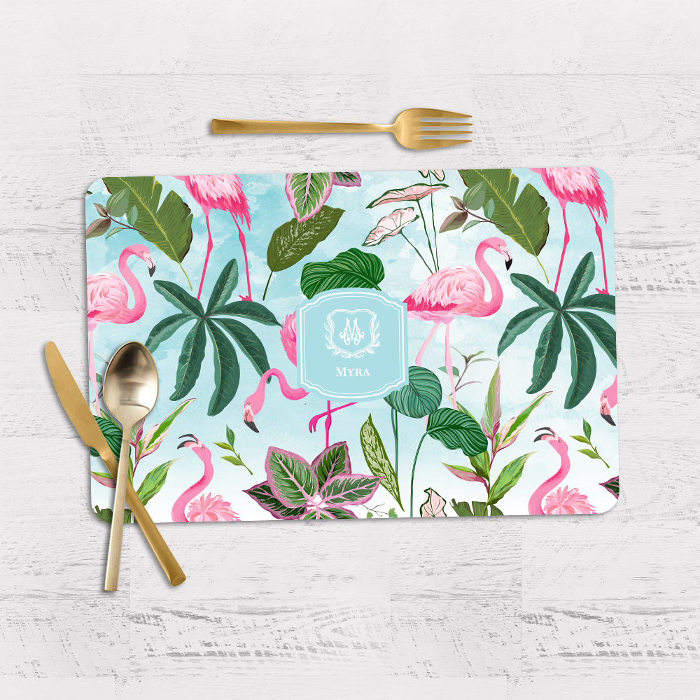 Flamingo Foliage Placemat