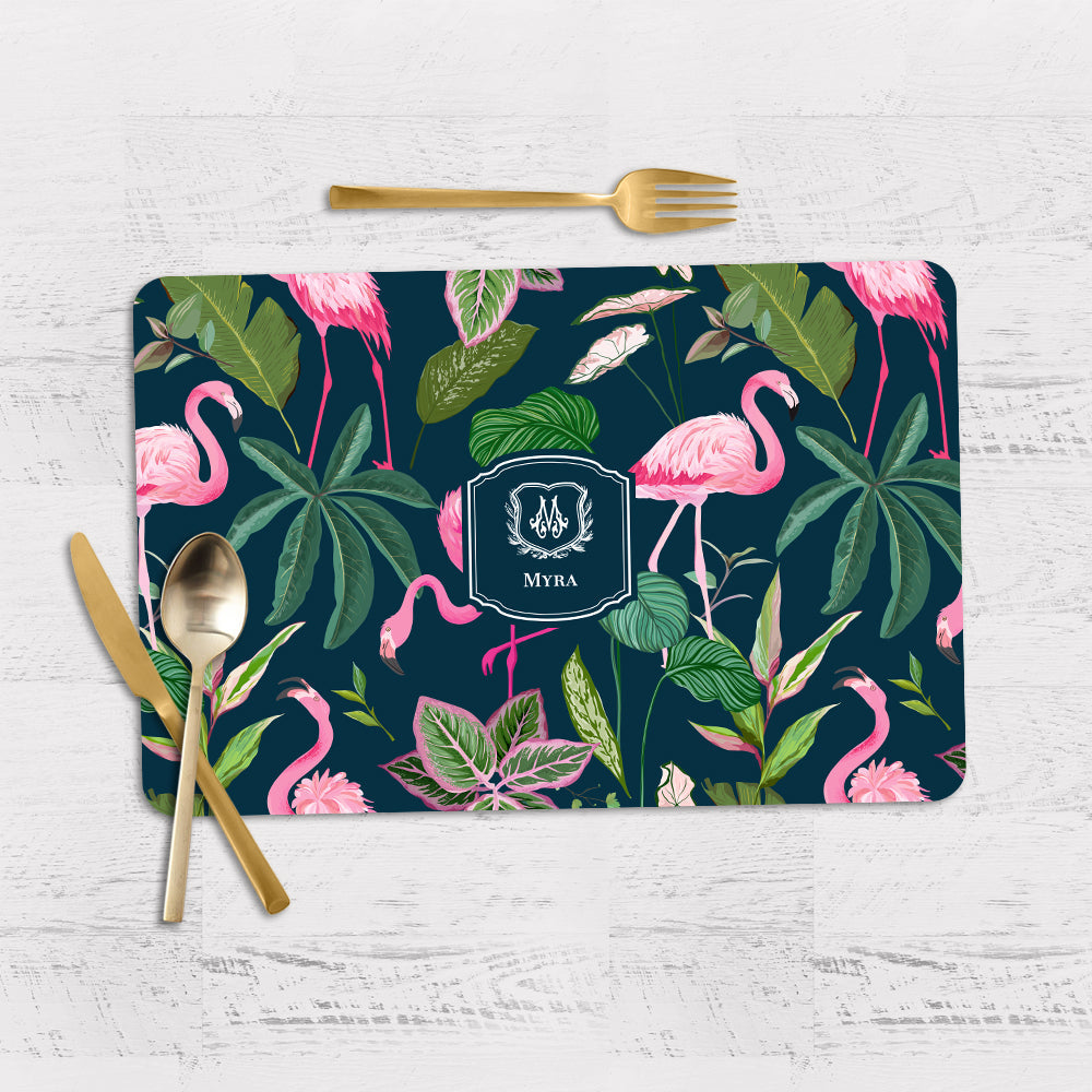 Flamingo Foliage Placemat