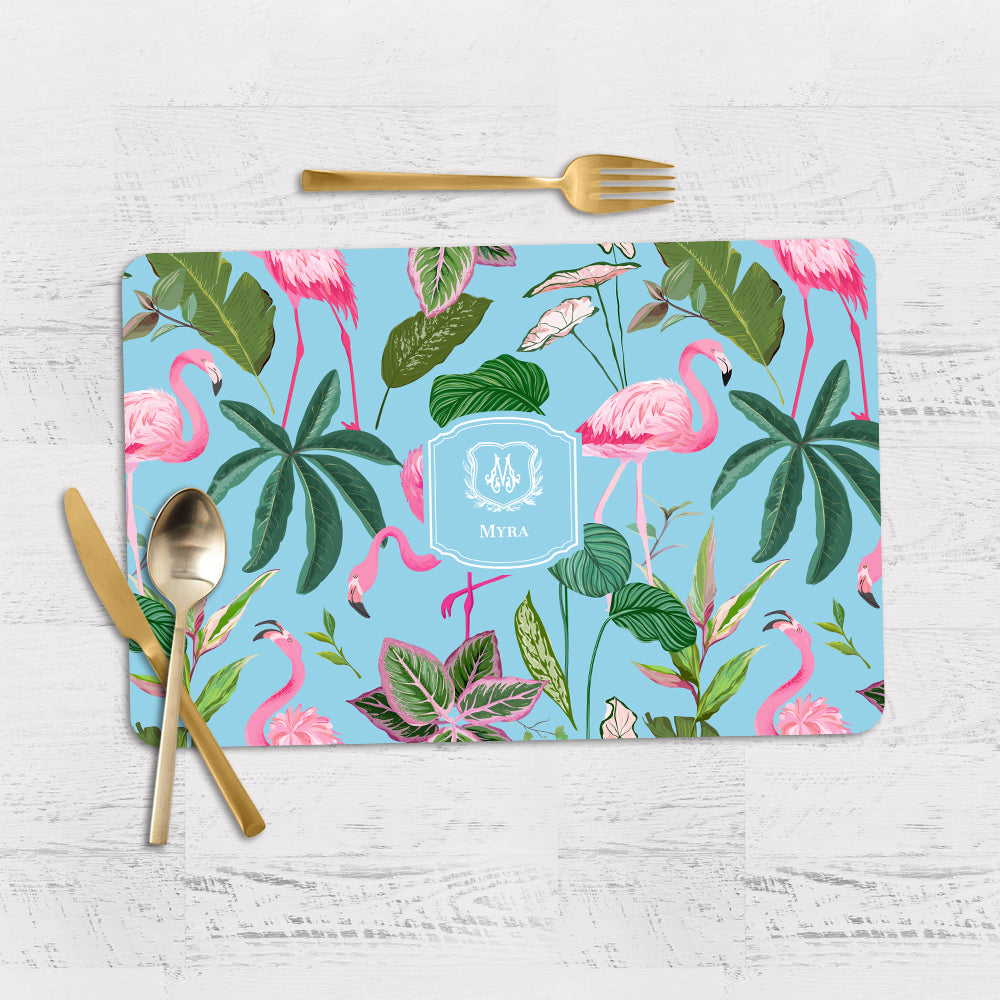 Flamingo Foliage Placemat