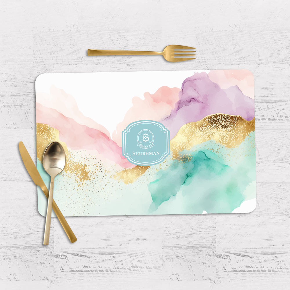 Gilded Strokes Placemat