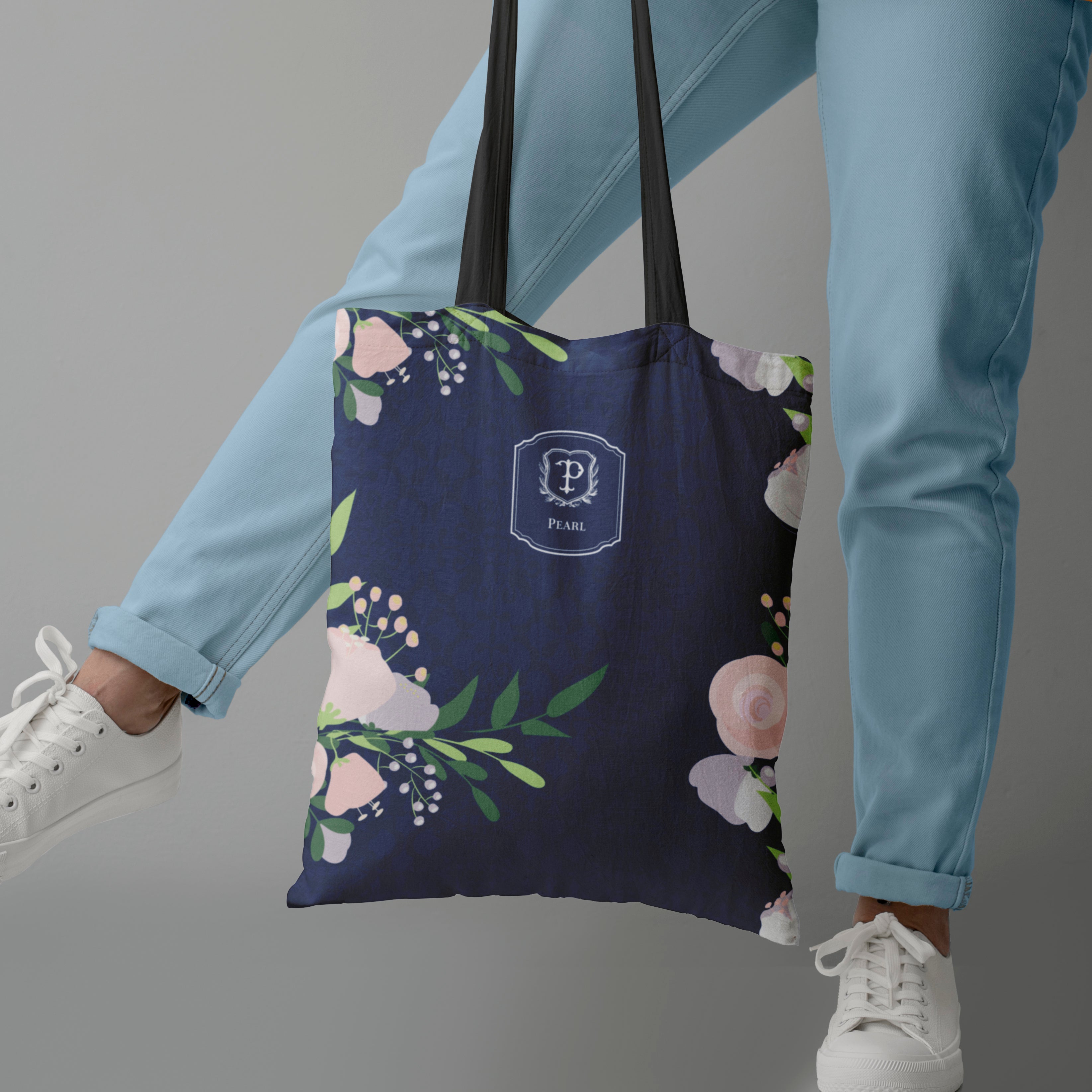 Royal Bloom Tote Bag