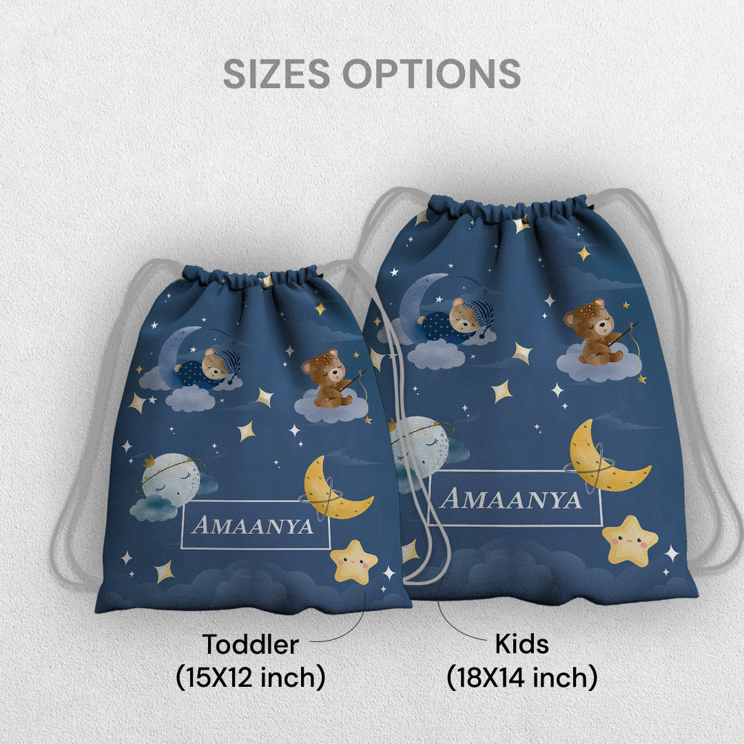 Moonlight Snuggles Drawstring Bag (kids)