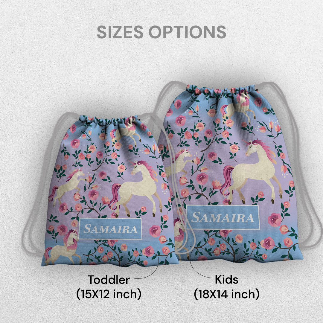 Unicorn Paradise Drawstring Bag (kids)