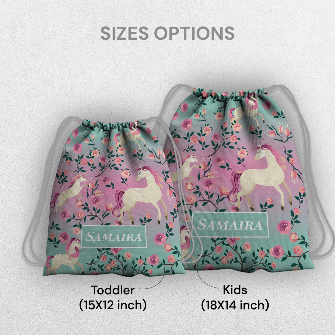 Unicorn Paradise Drawstring Bag (kids)