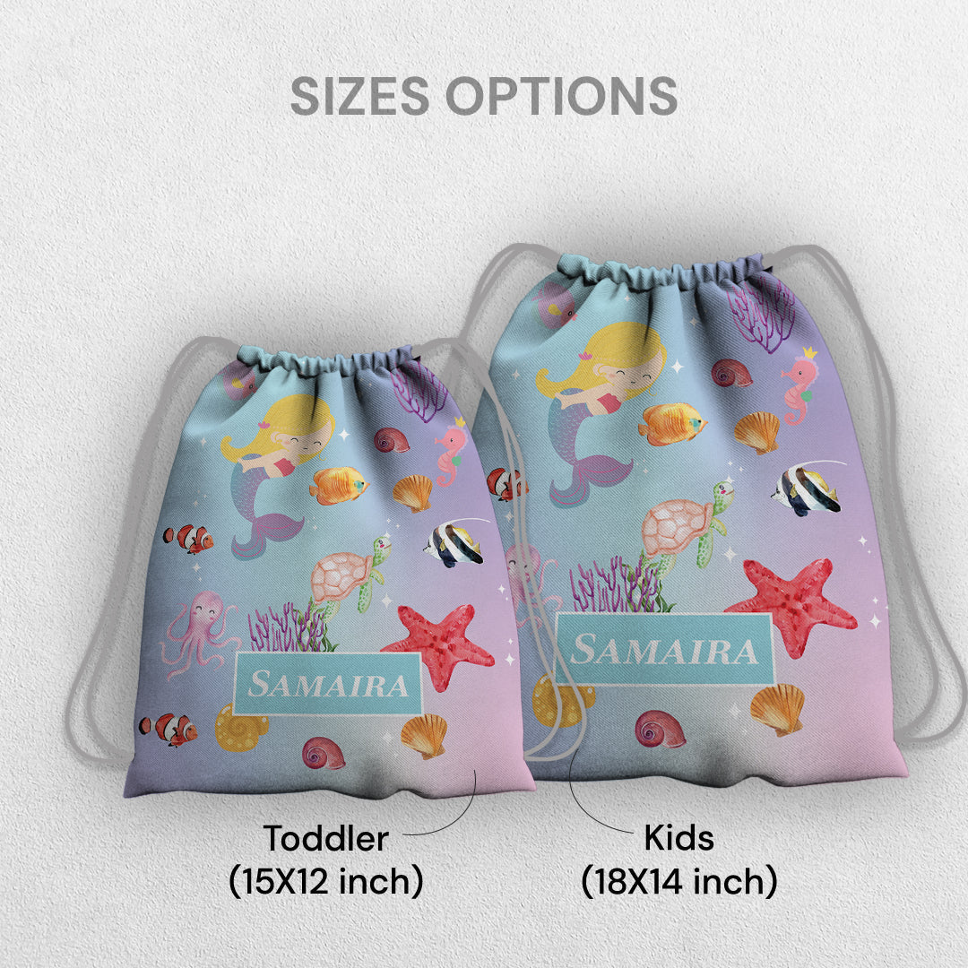 Lil Mermaid Drawstring Bag (kids)