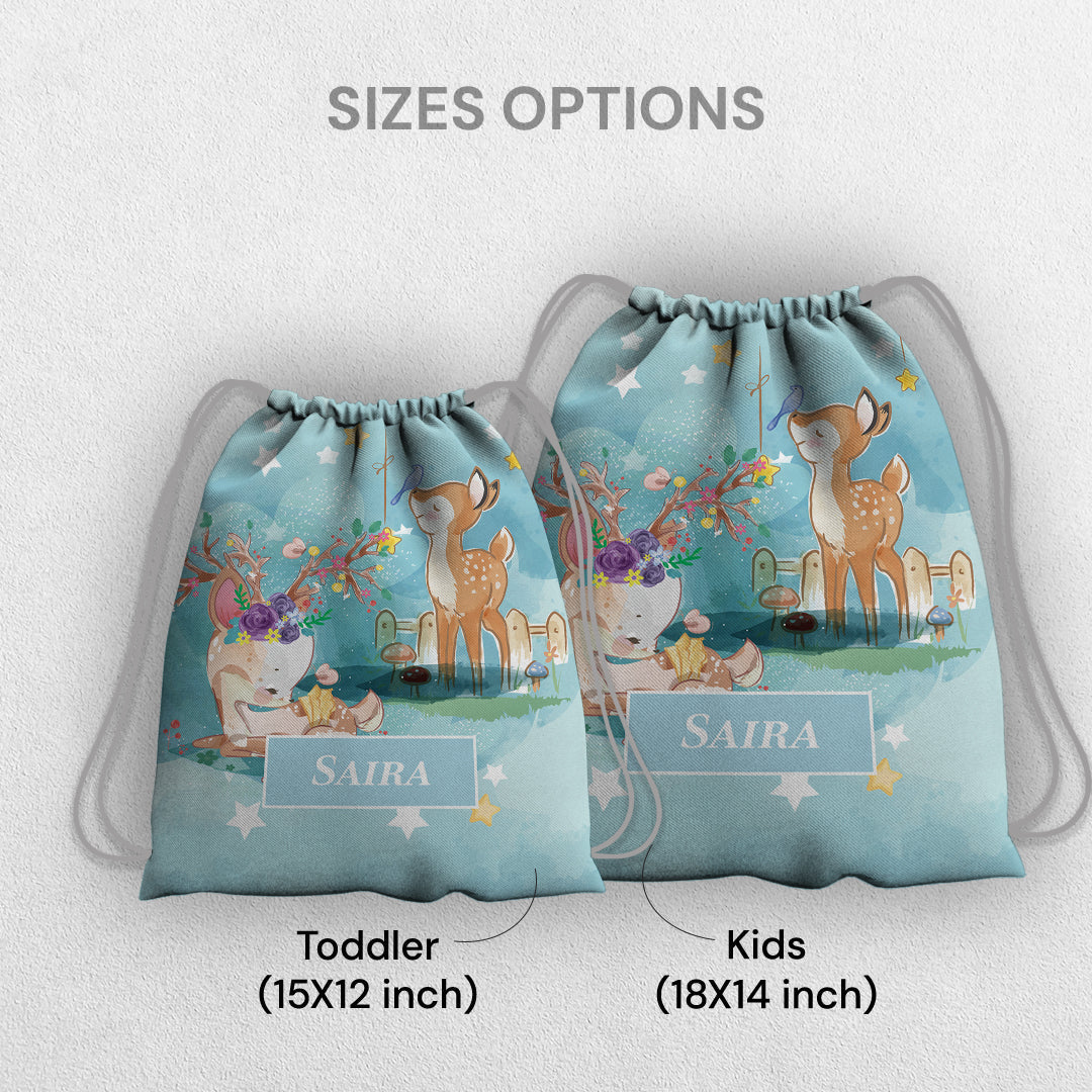 Lil Forest Friends Drawstring Bag (kids)