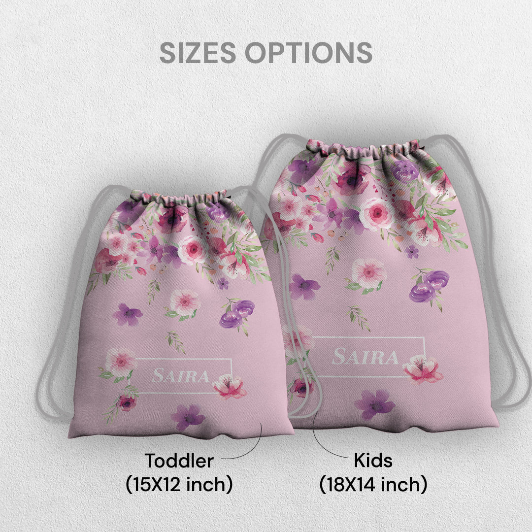 Floral Fiesta Drawstring Bag (kids)