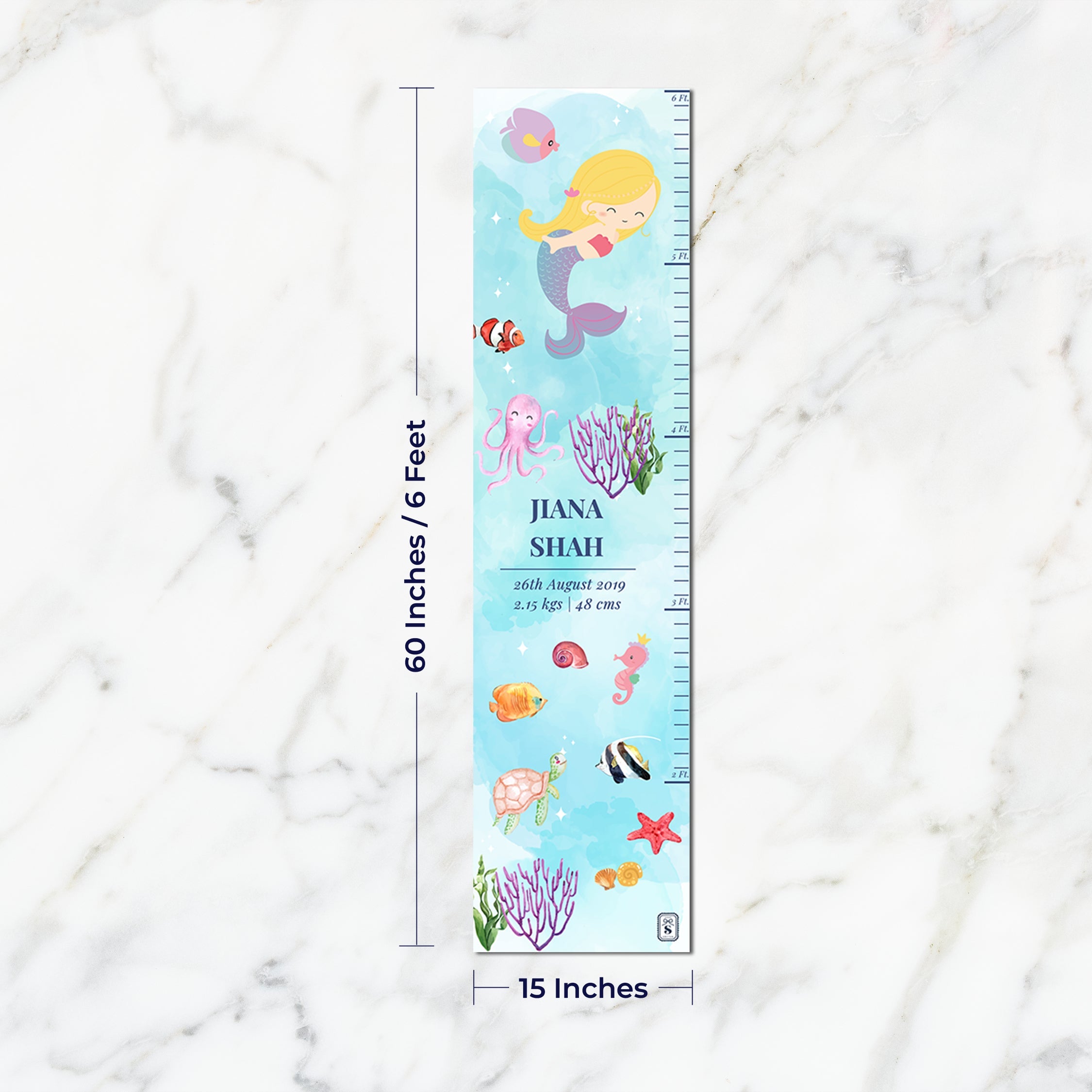 Personalised Height Chart (kids)