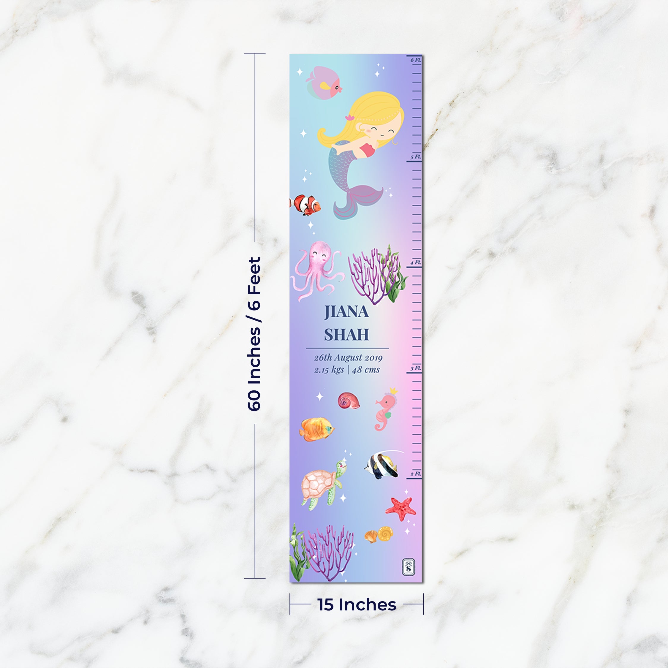 Personalised Height Chart (kids)