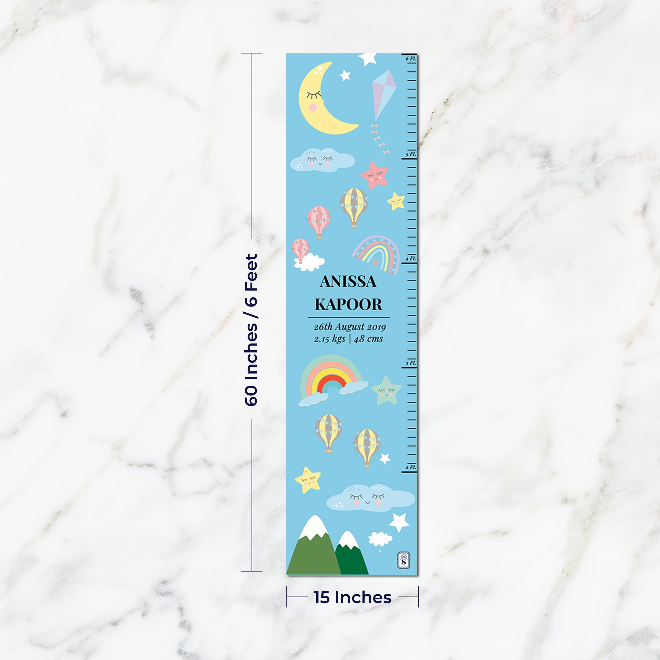 Personalised Height Chart (kids)