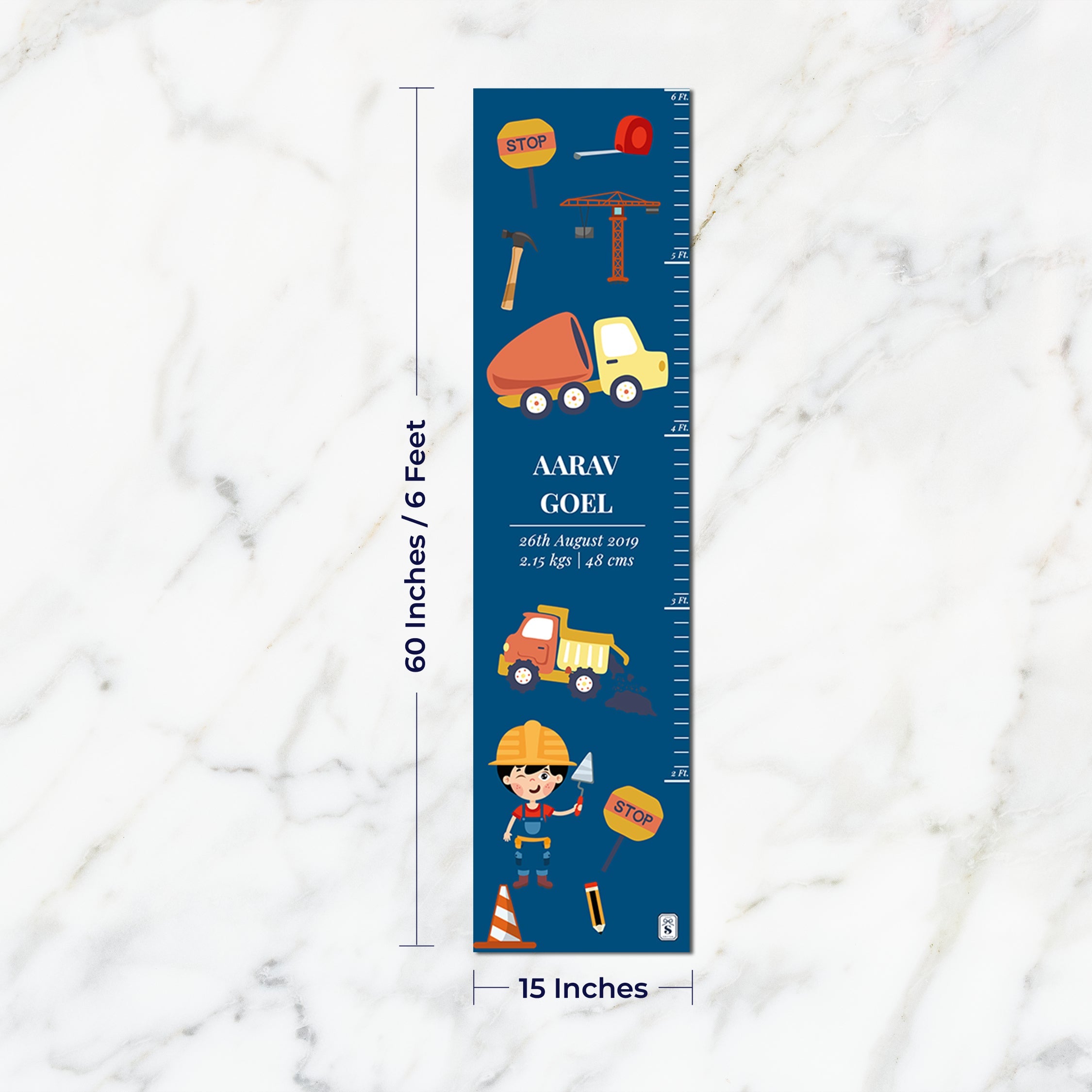 Personalised Height Chart (kids)