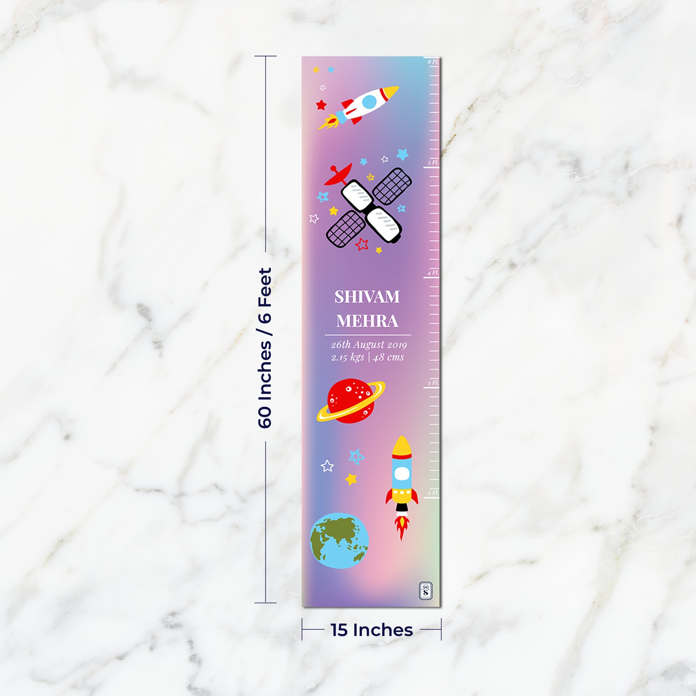 Personalised Height Chart (kids)