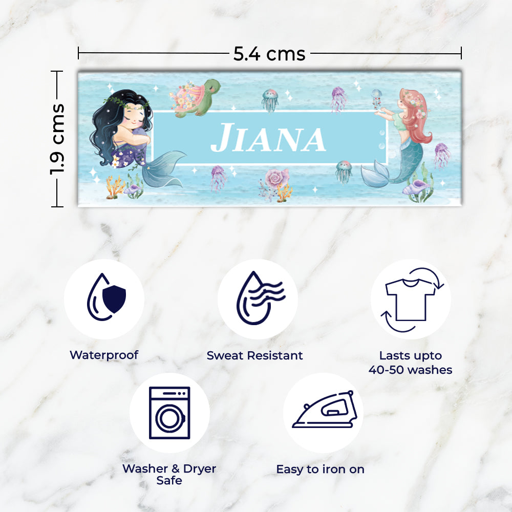 Mermaid Magic Iron on Labels (kids)