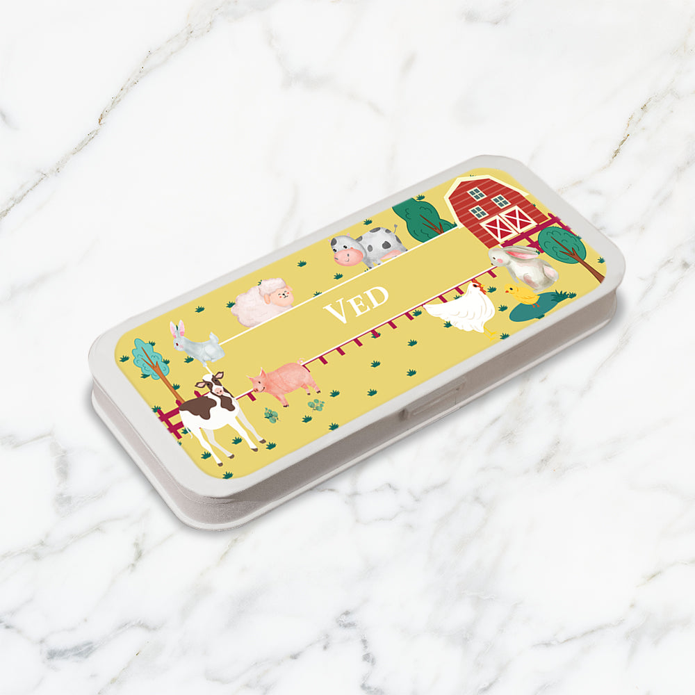 Farm Friends Kids Pencil Box