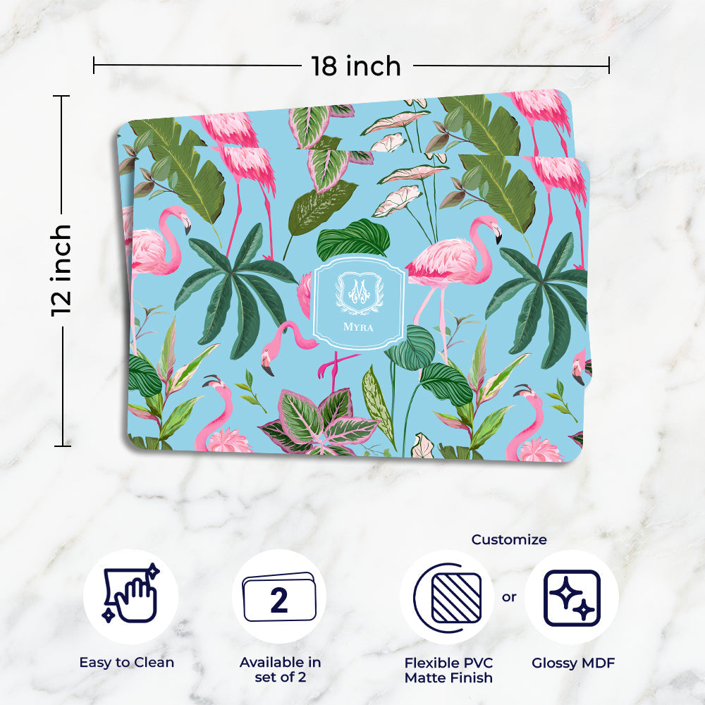 Flamingo Foliage Placemat