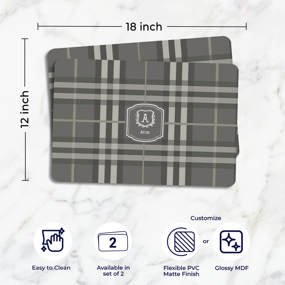 Plaid Placemat