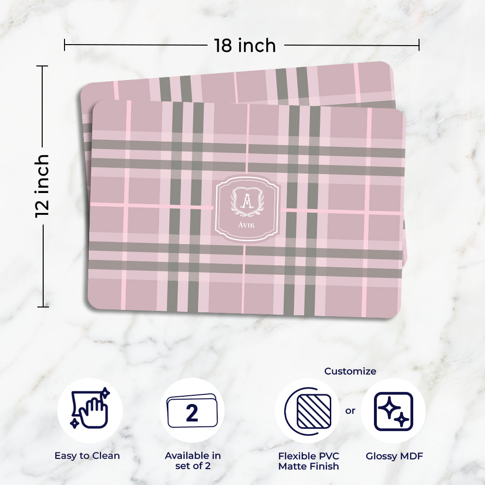 Plaid Placemat