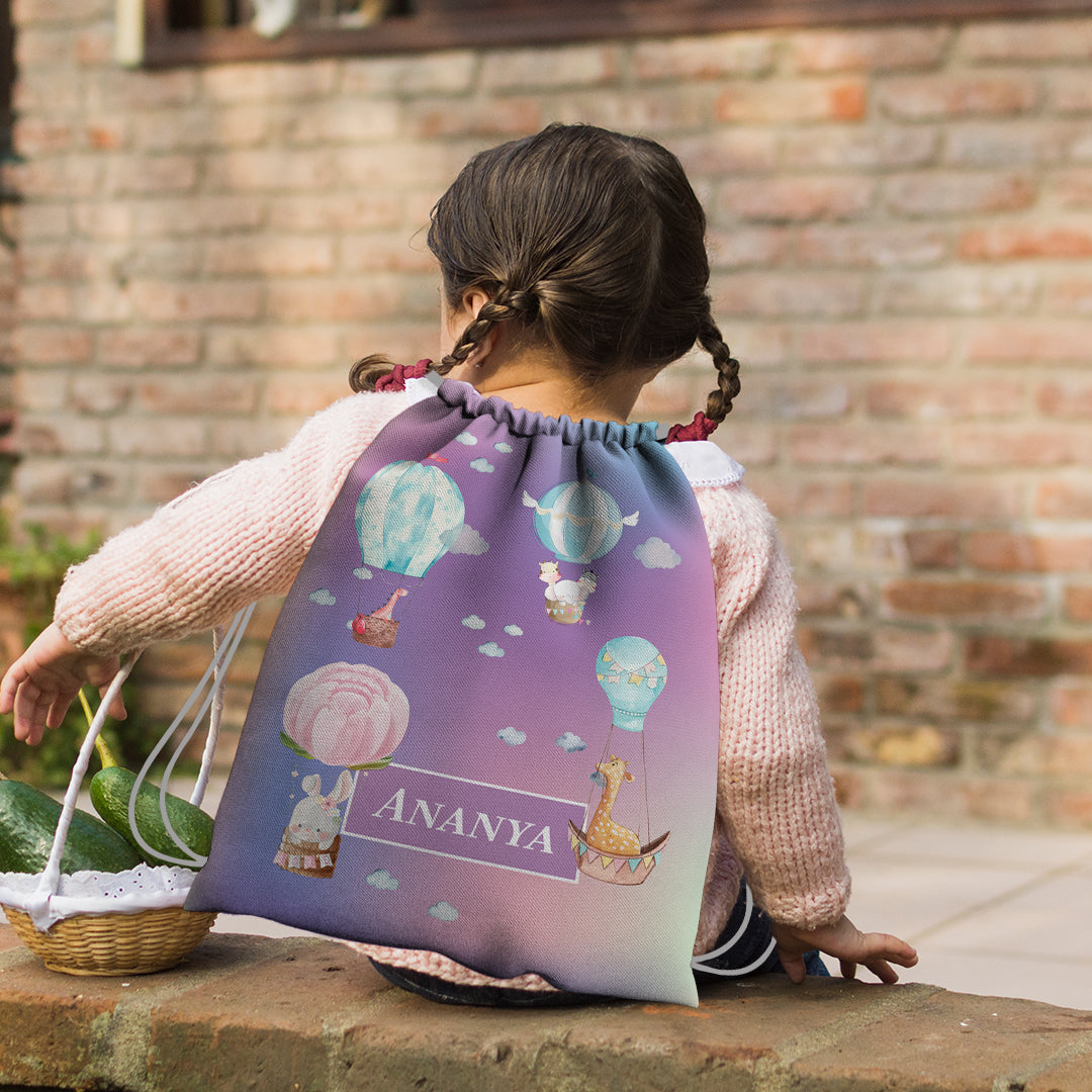 Happy Ballooners Drawstring Bag (kids)