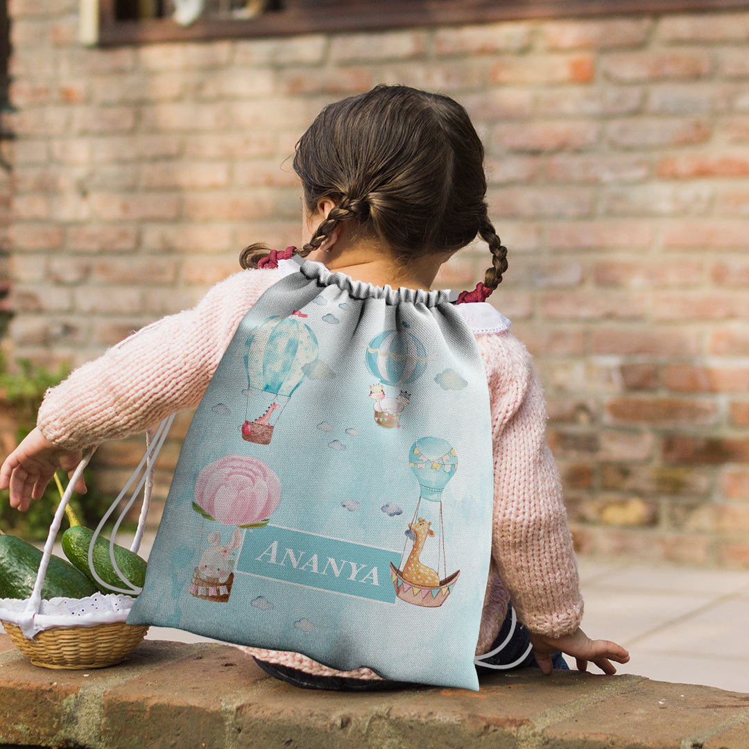 Happy Ballooners Drawstring Bag kids