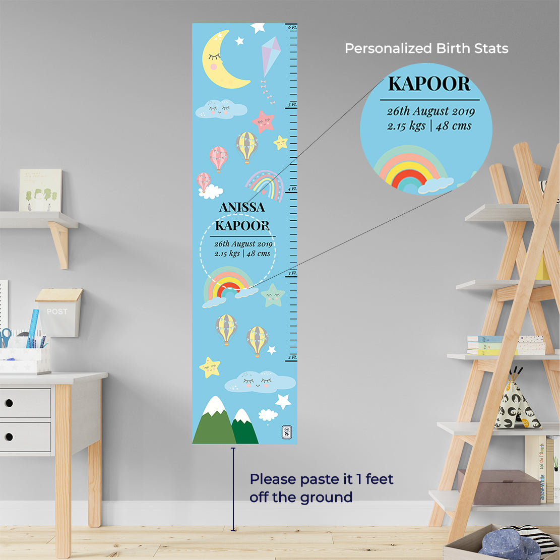 Personalised Height Chart (kids)