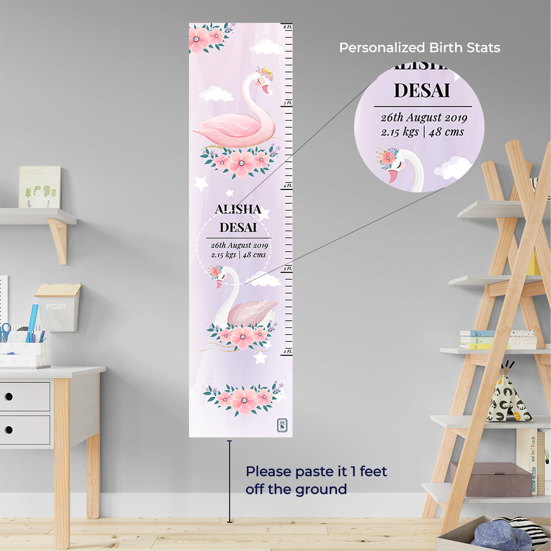 Swan Princess Height Chart (kids)