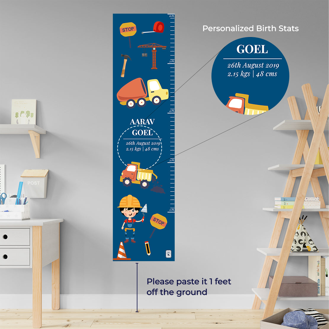 Little Builder Height Chart (kids)