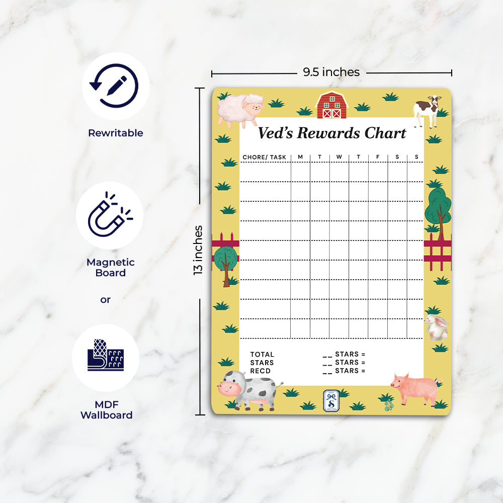 Farm Friends Kids Reward Chart