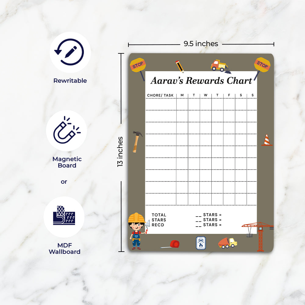 Personlised Kids Reward Chart