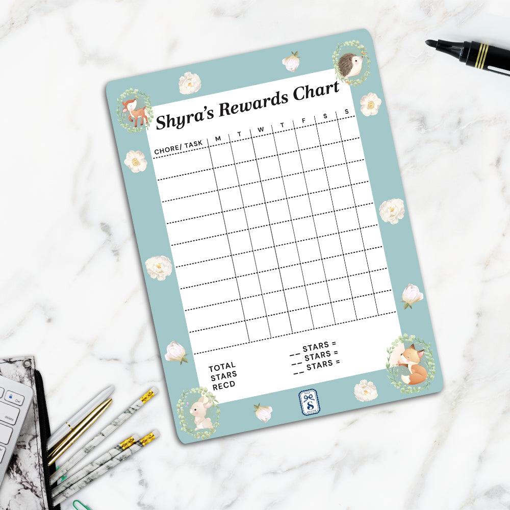 Woodland Wonders Kids Reward Chart