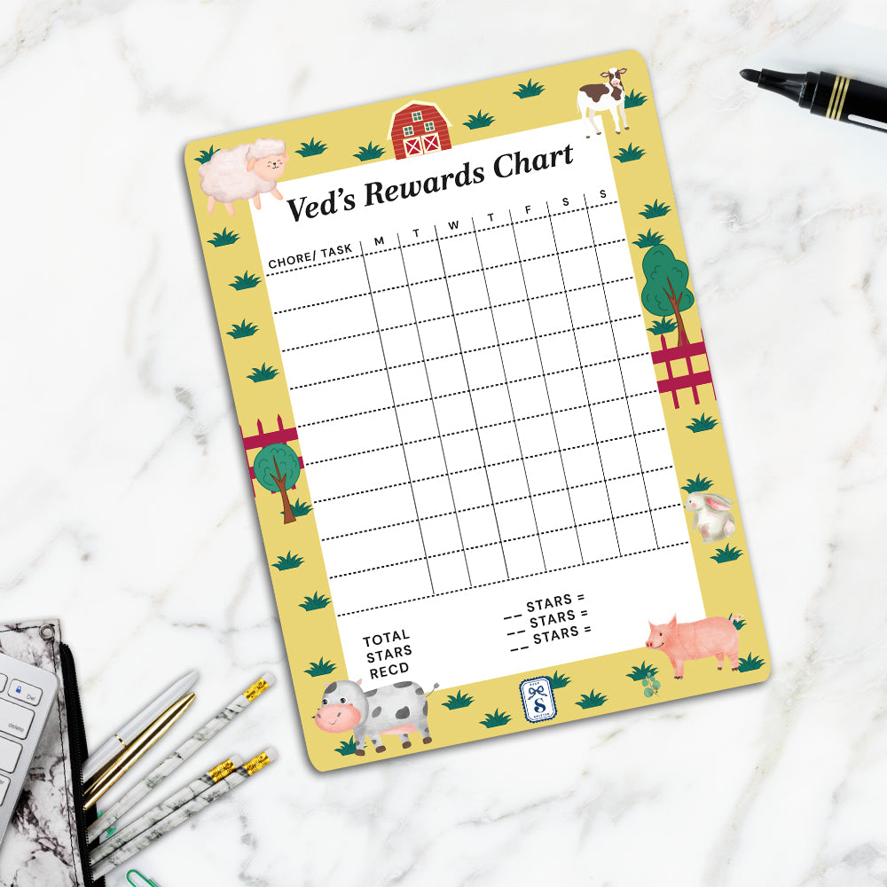 Farm Friends Kids Reward Chart