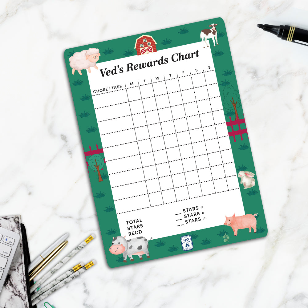 Farm Friends Kids Reward Chart