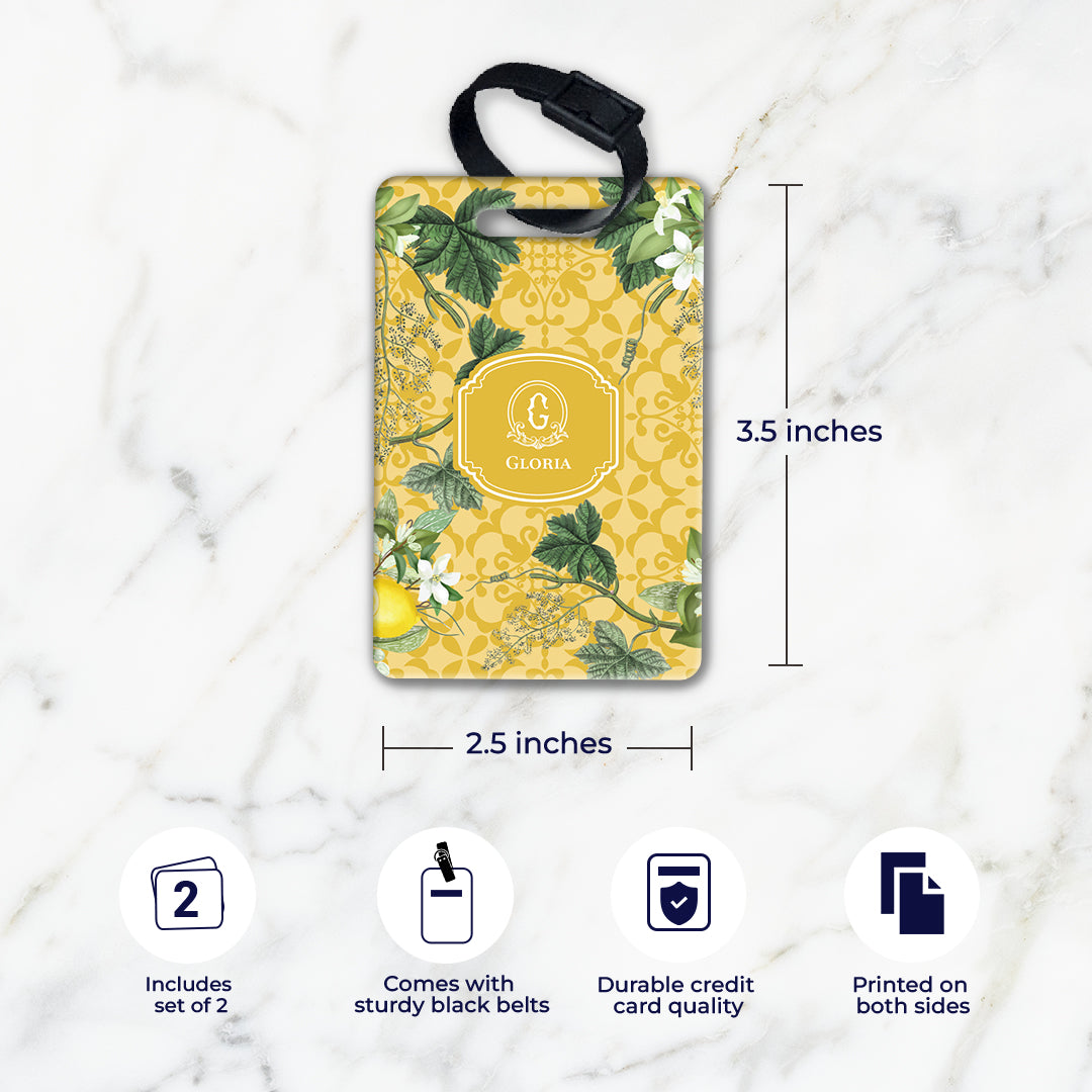 Lemon Grove  Bag Tag