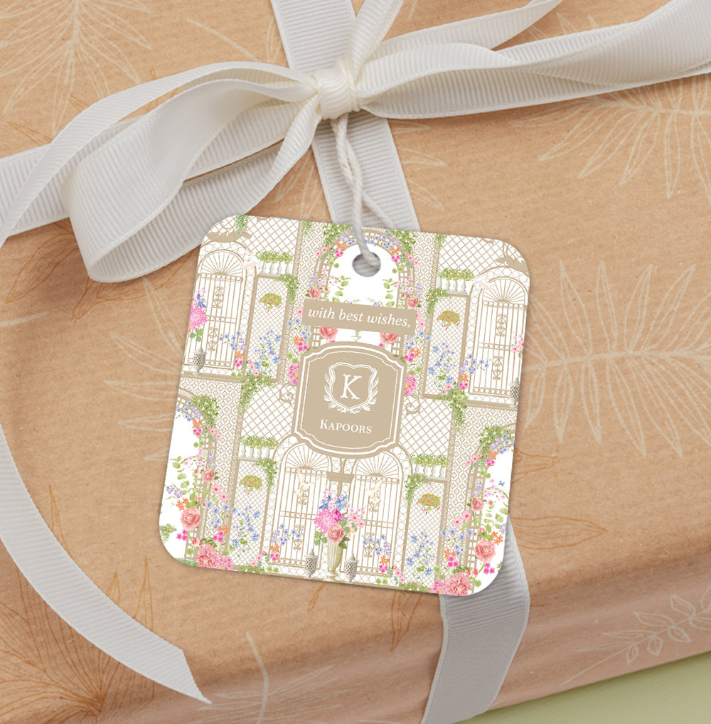 Secret Garden Gift Tag