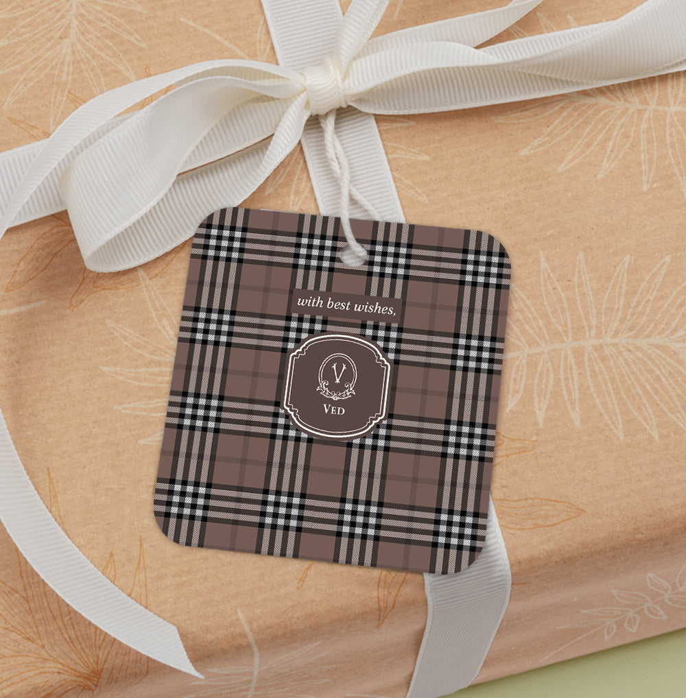 Tartan Gift Tag