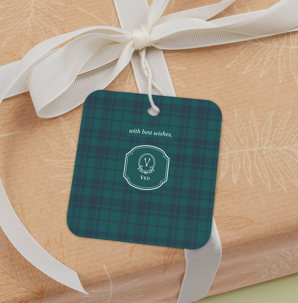 Tartan Gift Tag