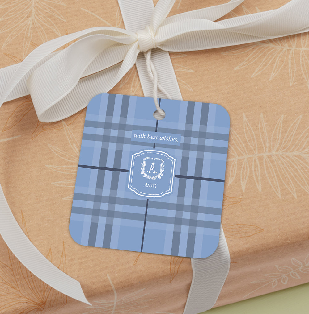 Plaid Gift Tag