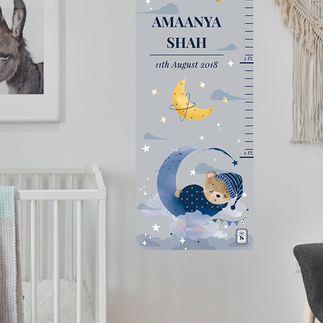 Moonlight Snuggles Height Chart - Grey