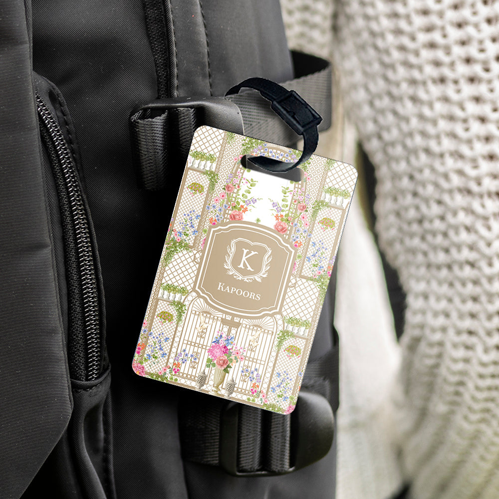 Secret Garden Bag Tag