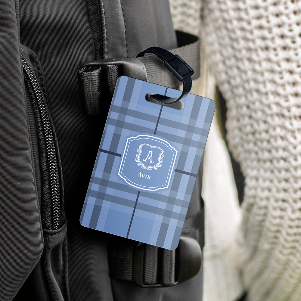 Plaid Bag Tag