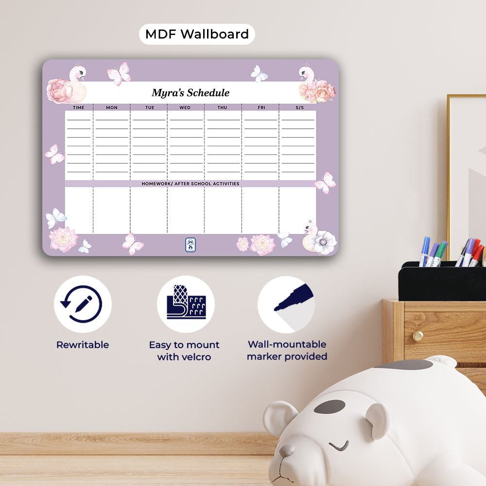 Swan Lake Garden Kids Schedule Planner