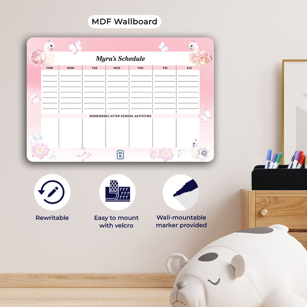 Swan Lake Garden Kids Schedule Planner